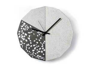 FACET - Wall-mounted concrete clock _ URBI et ORBI